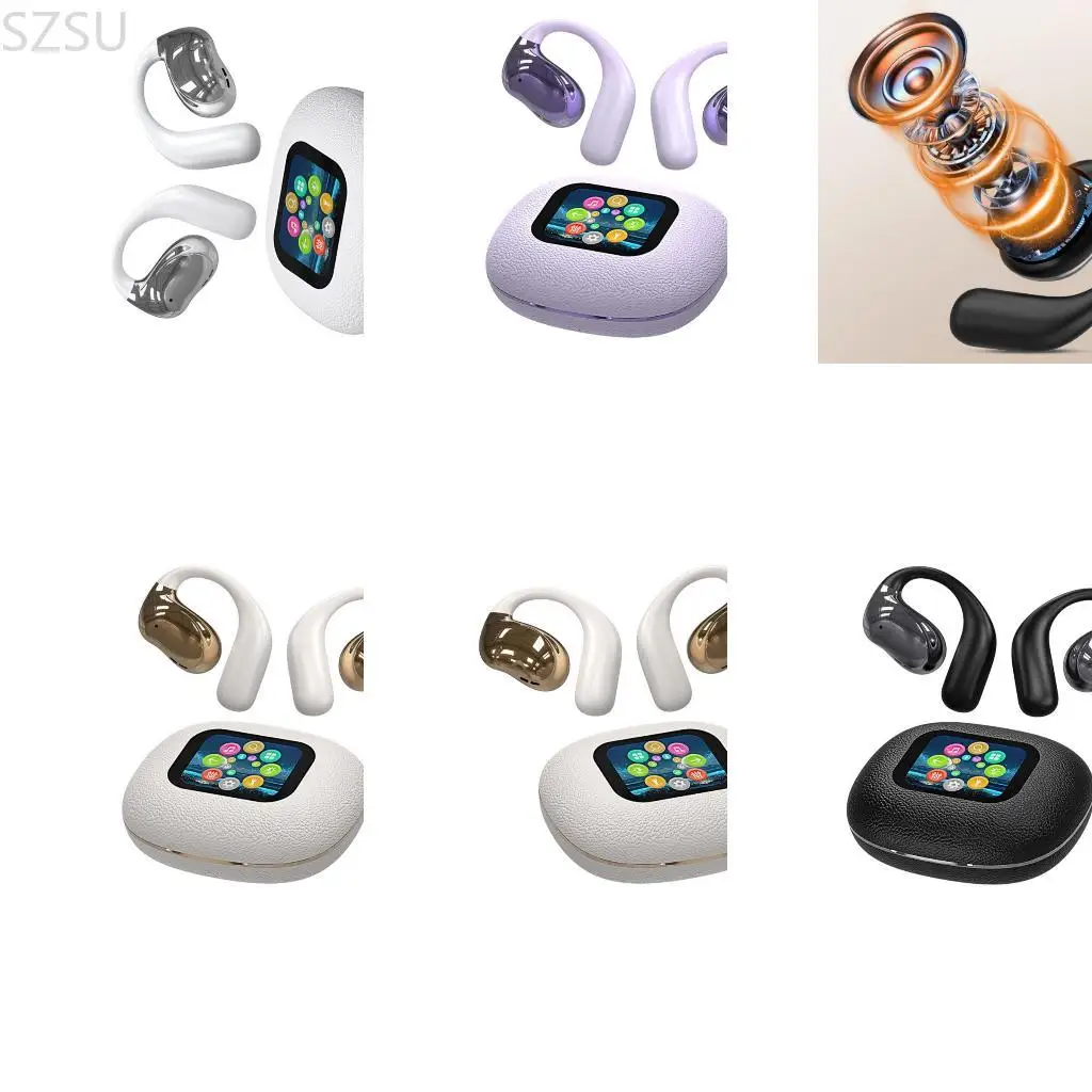 SZSU AI Language Translator Earbuds 144 Languages Wireless Headsets with Touch screens Clear Sound for Travel Business