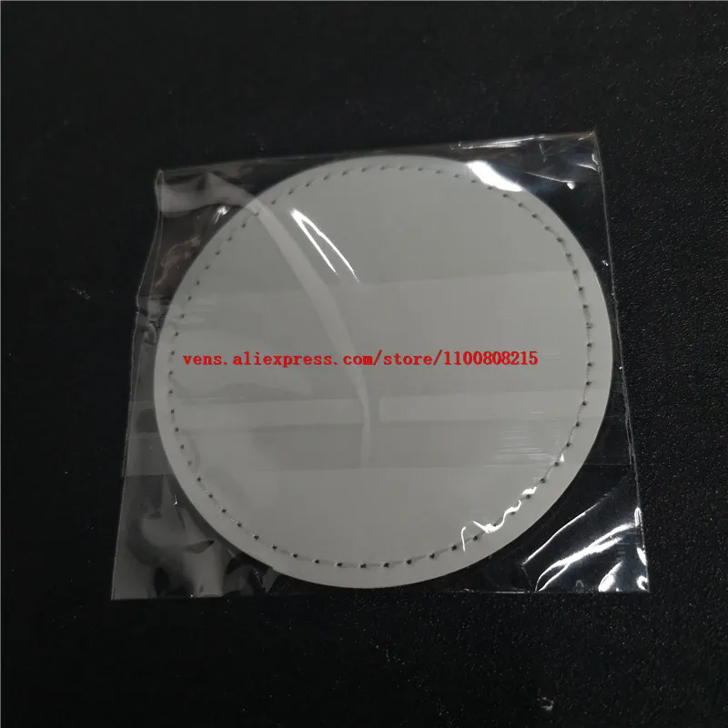 sublimation blank pu leather patches hot tranfer printing patch with back glue consumable 100pieces/lot