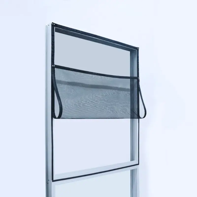 TYMF Black Magnetic Window Mosquito Net Screen Customized size glass fiber invisible Mesh insect Curtains Removable Washable ﻿ - Image 2
