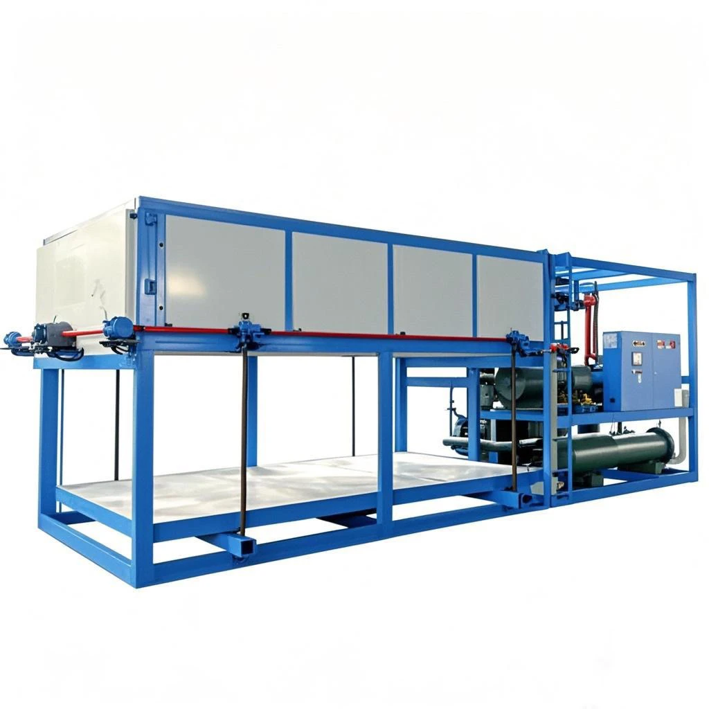 

ICEMA Industrial Ice Block Maker Machine Large 1T~20T/24H Direct Cooling New 50kg Storage Compressor Motor Core Plant Selling