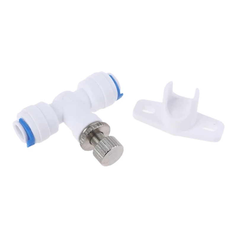 Manguera 1/4" Ajuste flujo agua RO para regulador válvula Control flujo agua para válvula C