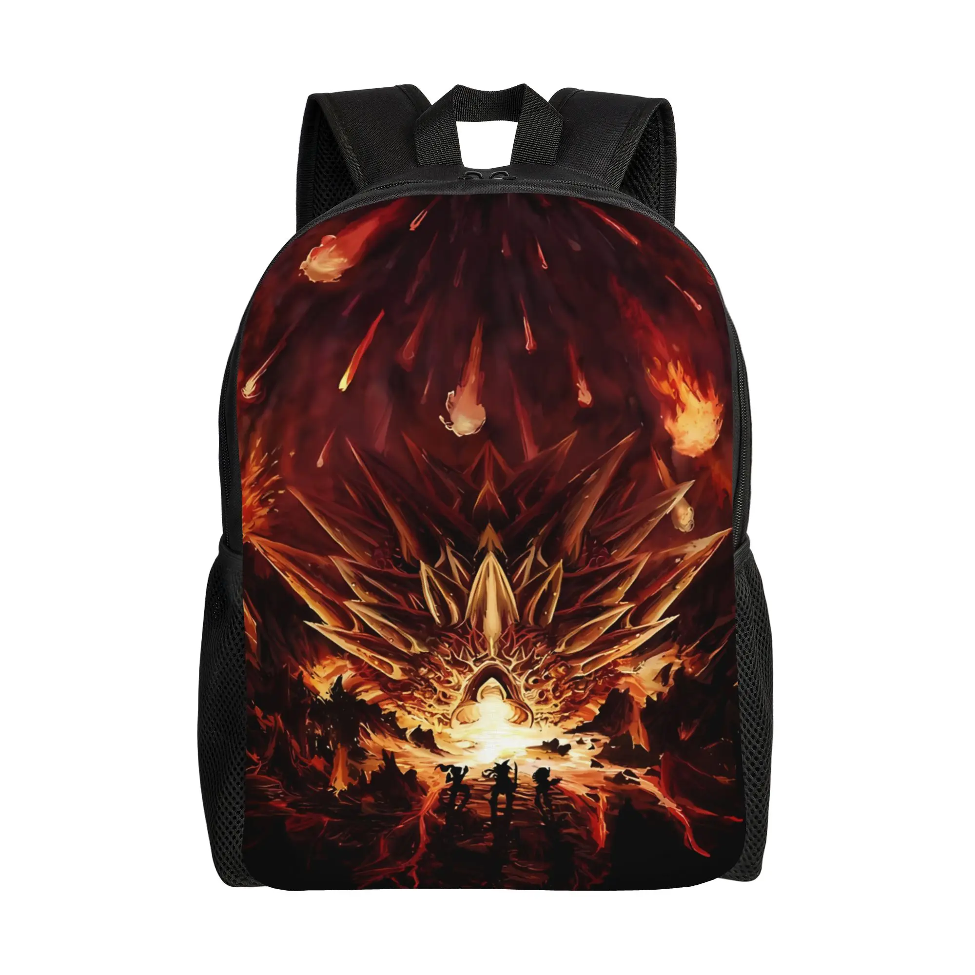

Школьный рюкзак Fire Rains From The Heavens Chronicles Of Time C-Chrono Trigger, модный школьный рюкзак в стиле аниме, школьный рюкзак большой вместимости