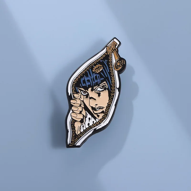 JOJO Japan TV Animation Brooches Lapel Badges Cartoon Comic Character Enamel Pins Custom Classic Jewelry Gift for Fans Friends