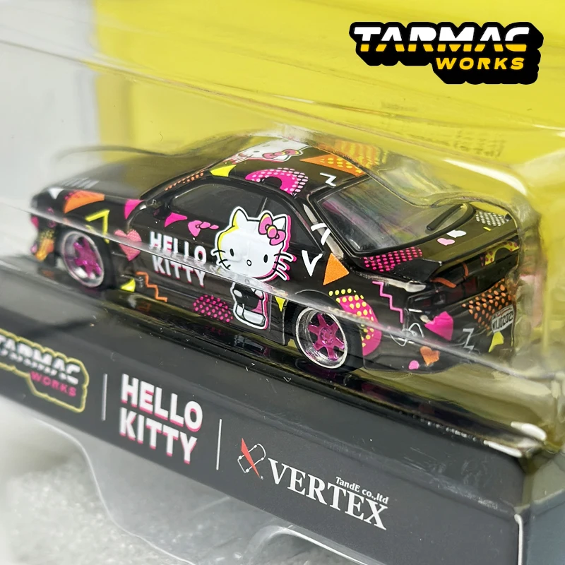 TW 1:64 Tarmac Works Vertex Nissan Silvia S14 Sanrio Hello Kitty