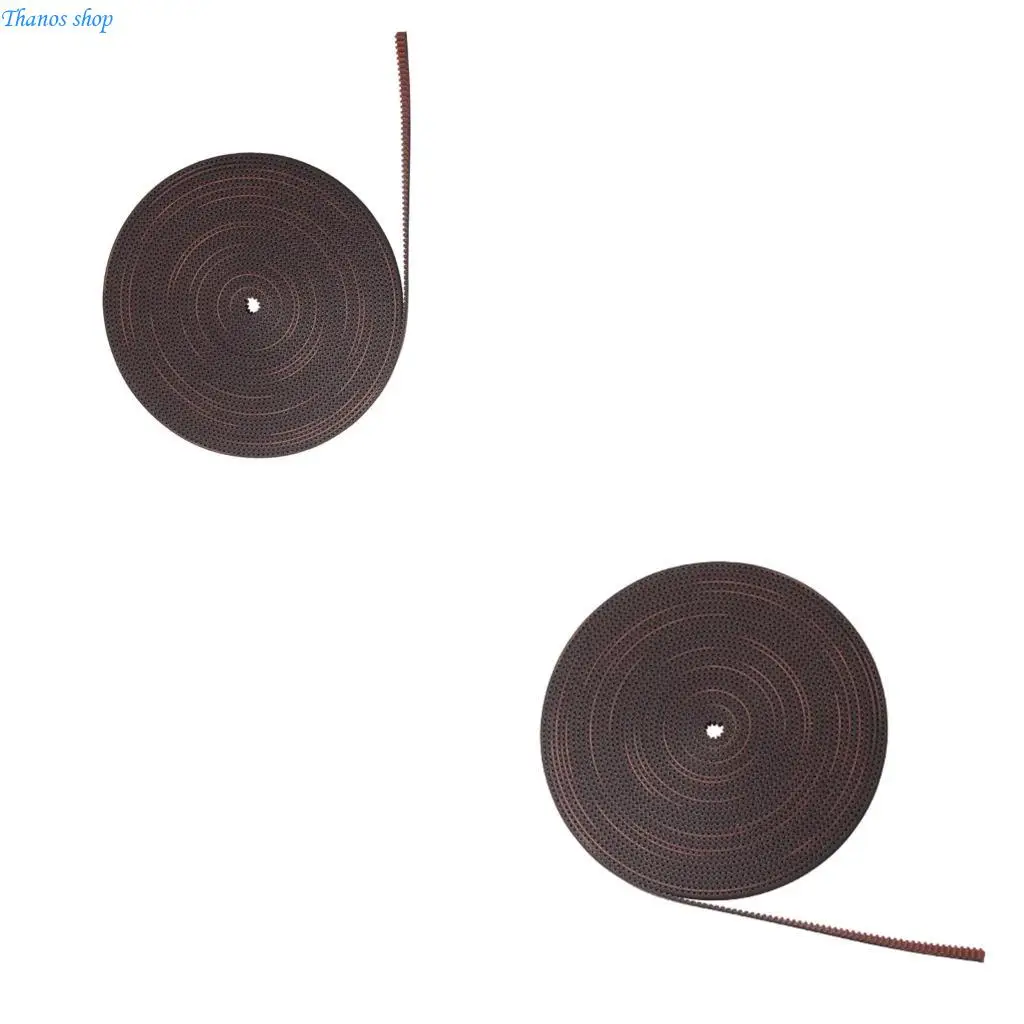 

Advanced 3KC 9RF Belt for 3D Printers, Long Rubber Pulley Nonslip Belt with Canvas Teeth, 9mm Width X37A