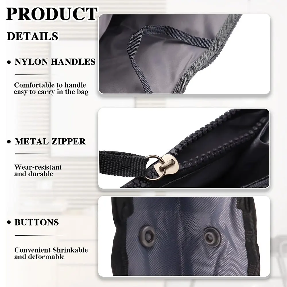 حقيبة تخزين عملية متعددة محمولة باليد لأدوات الزينة وحقيبة تخزين أدوات الزينة وحقيبة تنظيم وحقيبة أدوات الزينة السميكة