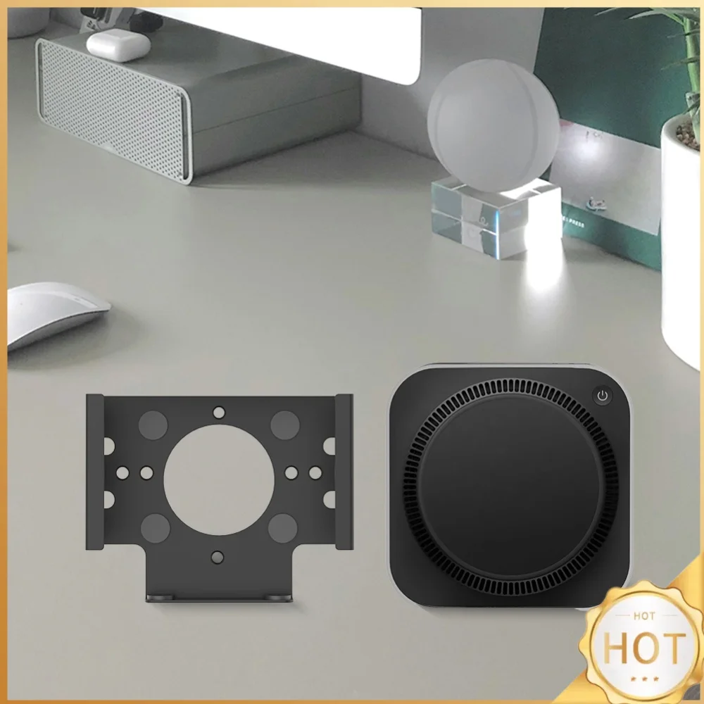Monitor Mount Holder Wall Mount Stand Under Desk Stand Accessories for Mac Mini M4/M4 Pro 2024