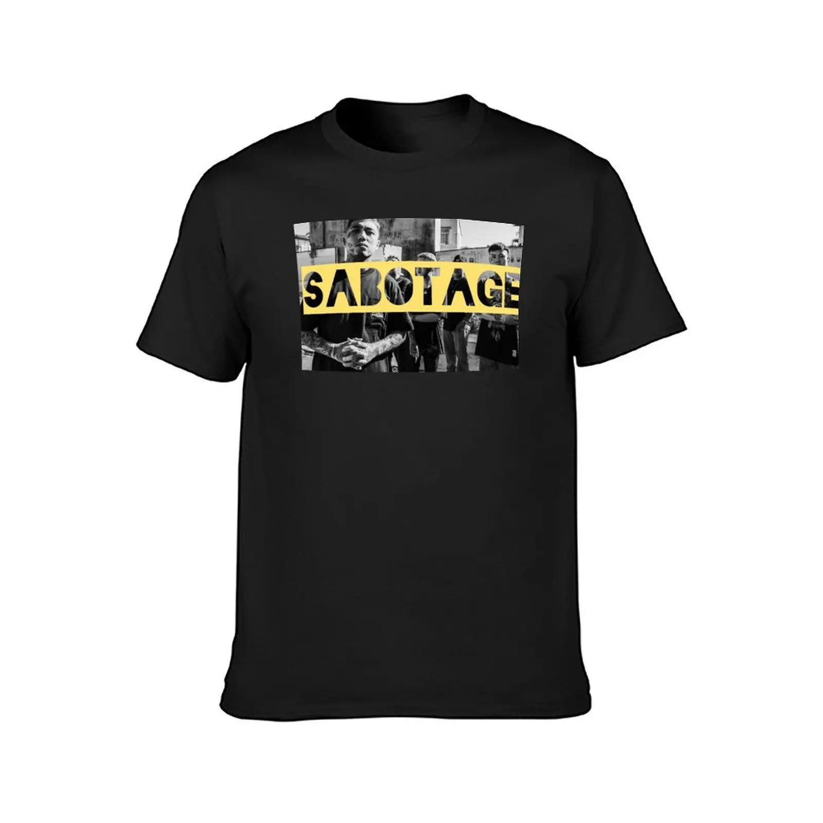 SABOTAGE T-Shirt graphics tops fruit of the loom mens t shirts