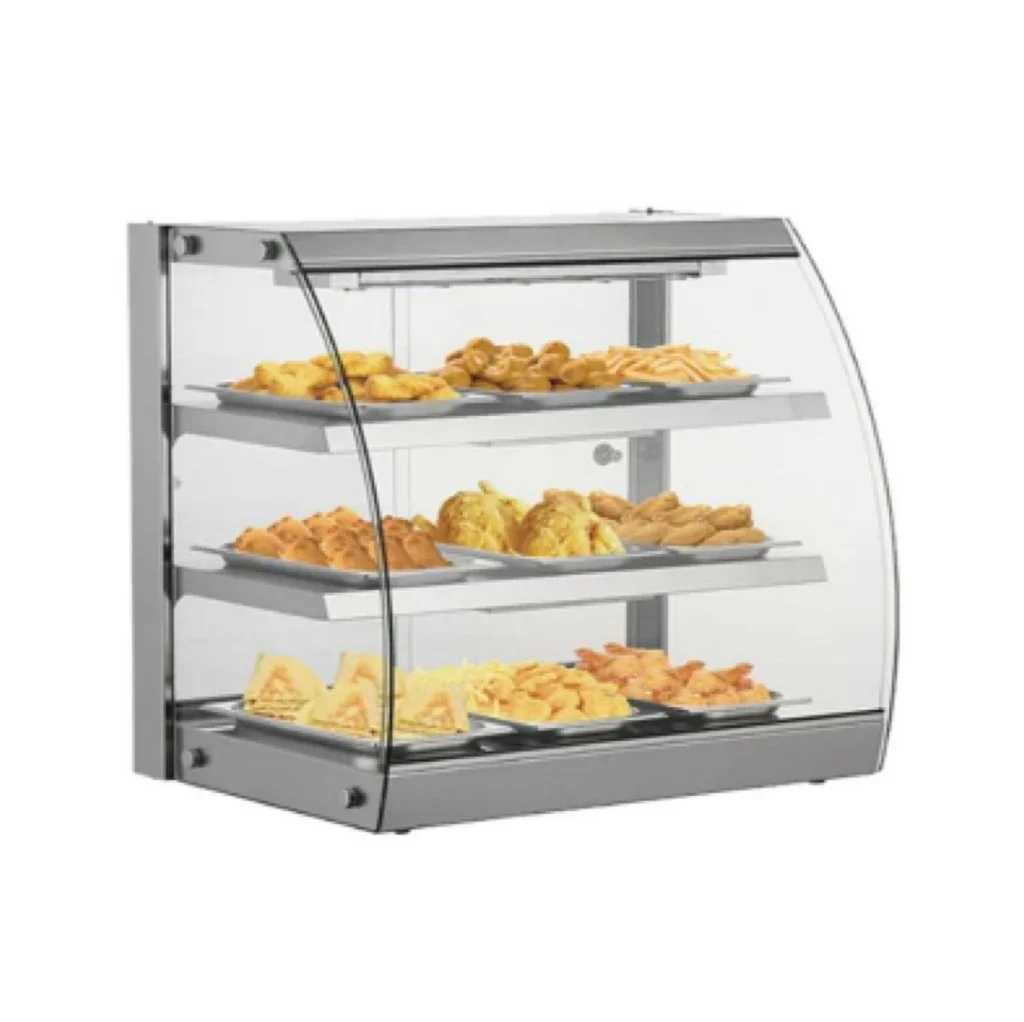 Insulated display cabinet, fried baked goods, chestnut glass insulated cabinet