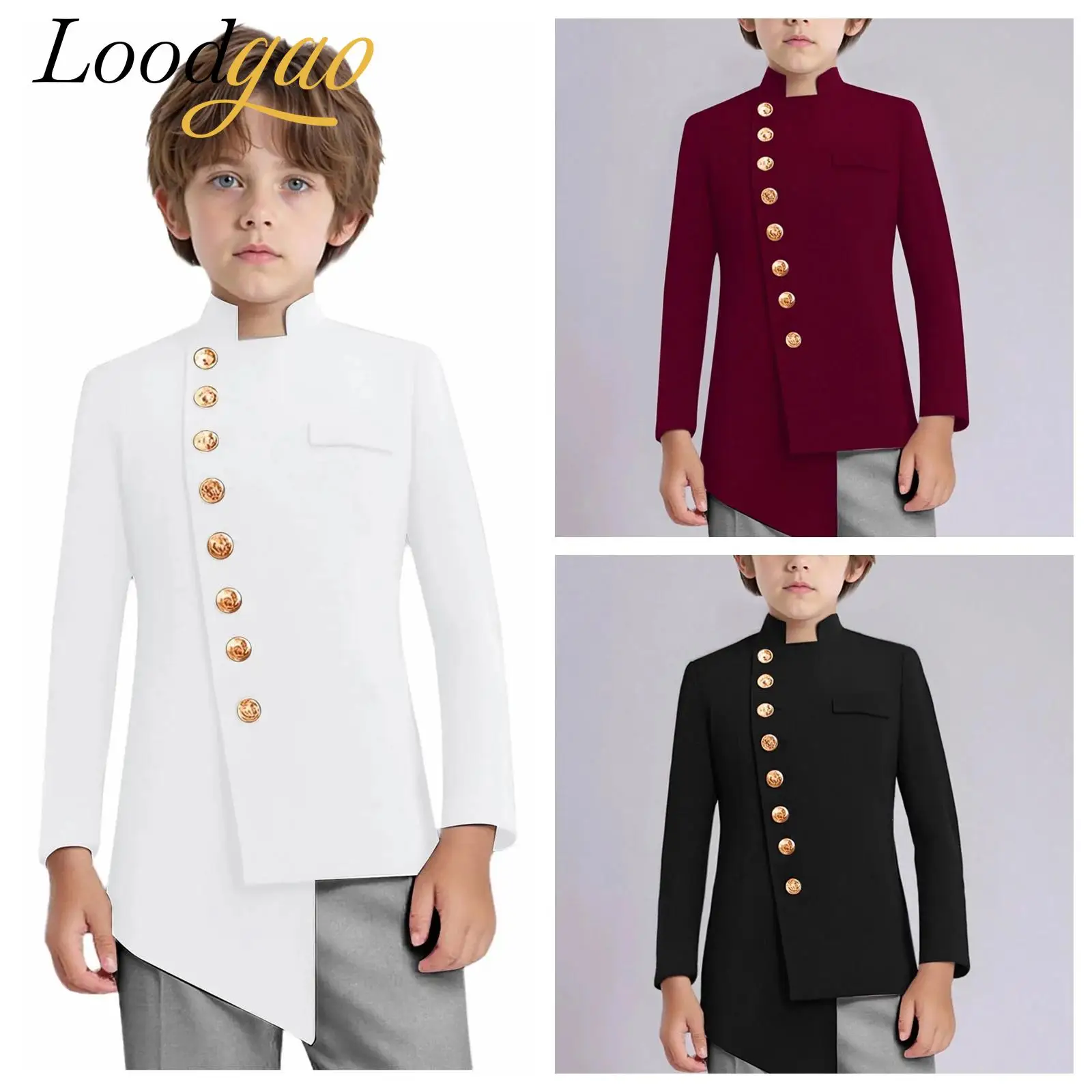 

Boys Suit Jacket African Style Suits Carnival Festival Costume Tuxedo Coat Ceremony Banquet Coats Formal Dress Outerwear