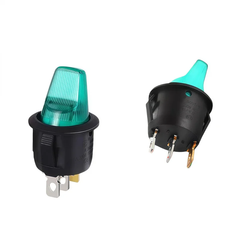 1PCS Rocker Switch ON-OFF 12V  220V LED Illuminated Lamp With Specail Button Toggle Switches For Auto Car Motor