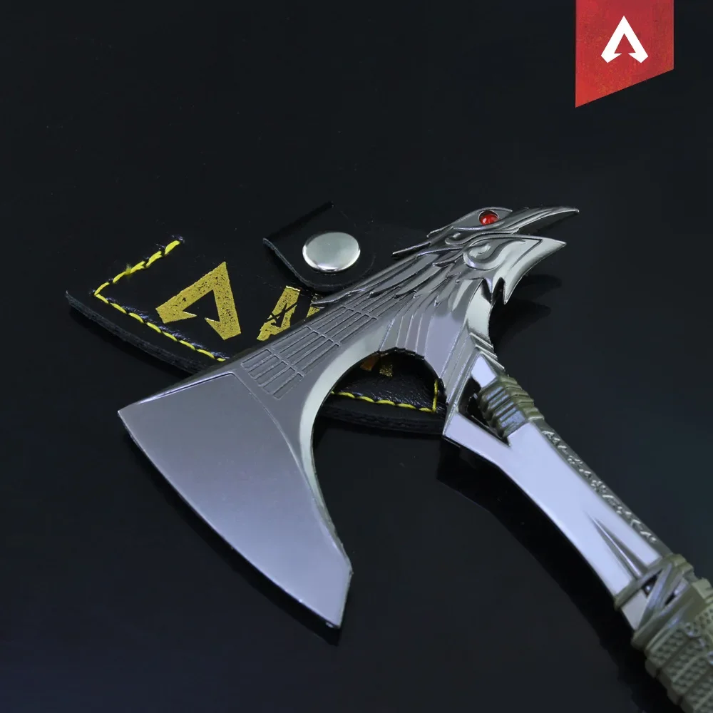 Apex Legends Heirloom Bloodhound 15cm Raven Bite Metal Safety Weapon Model Game Axe Blunt Katana Perimeter Collections Toy Gifts