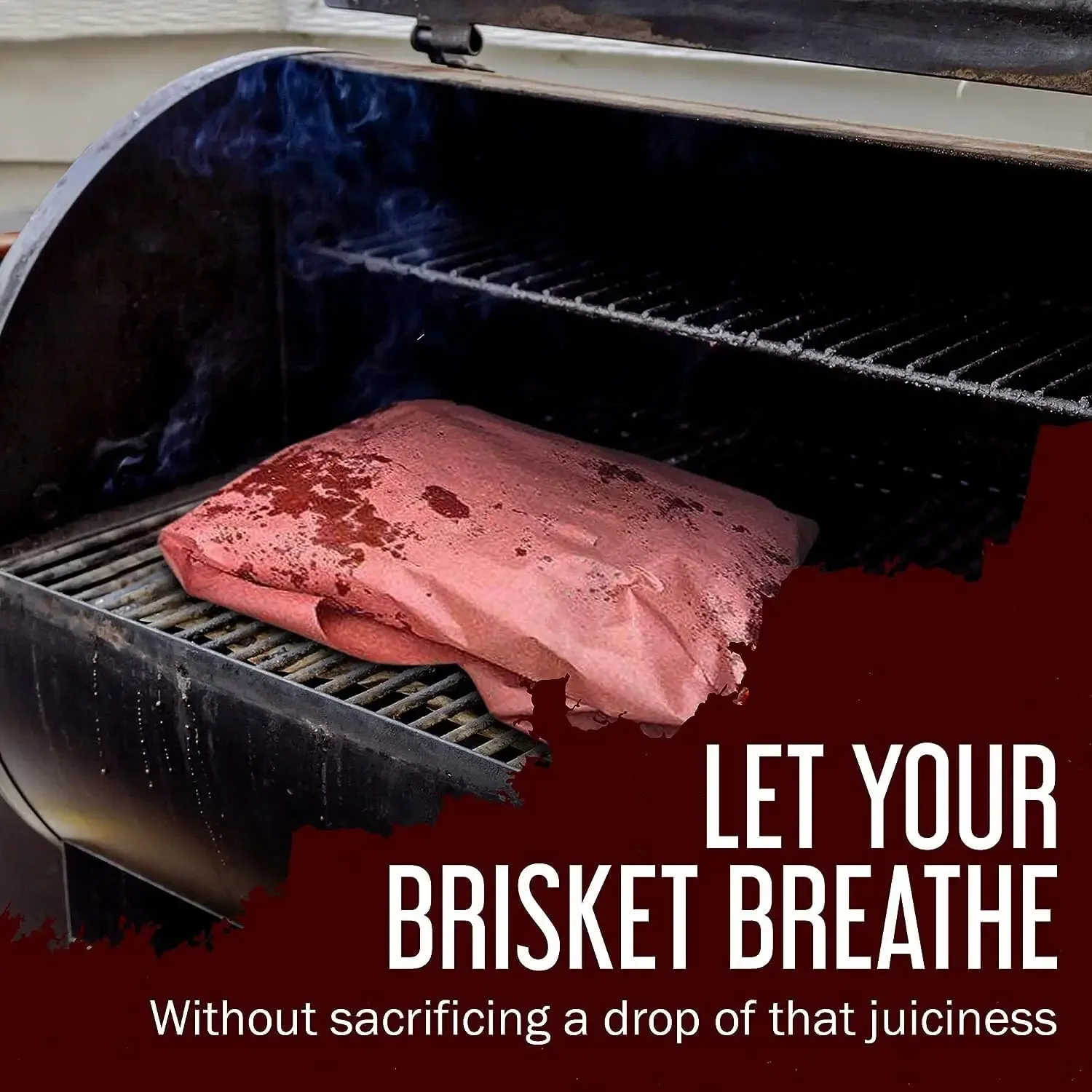 Papel de Carnicero Grueso Sin Encerar de Grado Alimenticio, Resistente al Aceite y al Desgarro, para Envolver Carne de Res Asada al Horno y Cocción al Ahumado