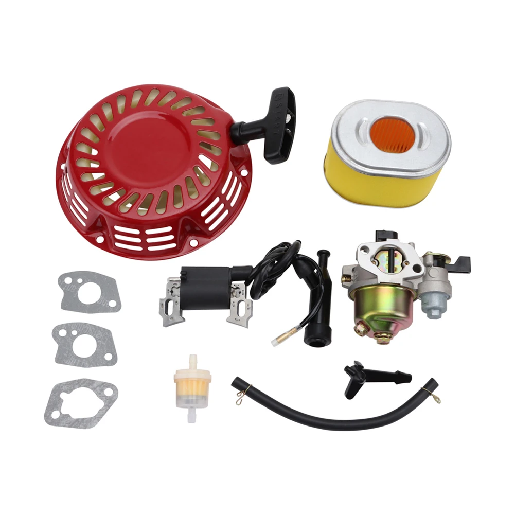 

Pull Starter and Carburetor Kit for GX140 For GX160 For GX200 Engines Suitable for Lawn Mowers and Water Pumps
