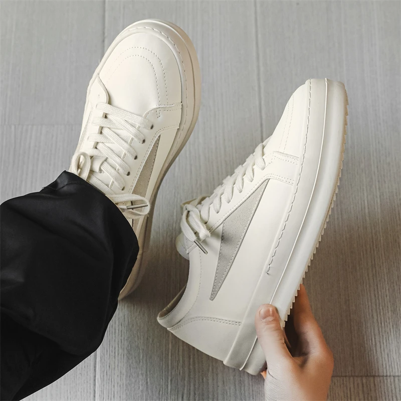 ​2025 Men’s Trendy Skate Shoes– Cool Street Style, Retro American Design, Thick Sole, Casual & Multipurpose