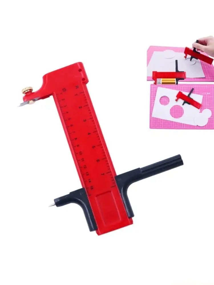 Multifunctional Circular Cutter for Dia 2cm-15cm Circles Cutter Easy to Use Adjustable Circular Cutting Tool