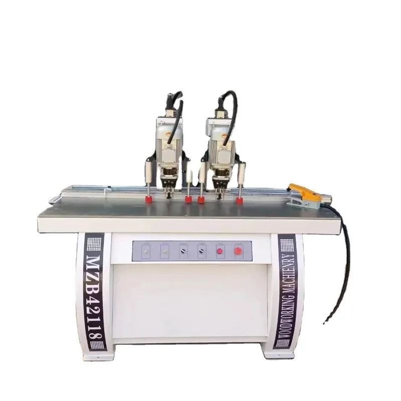 Woodworking Drilling Double Head Hinge Boring Machine 21 Spindle Line Boring Machine