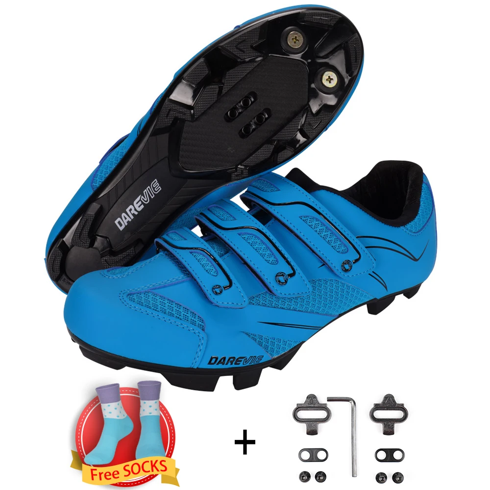 

DAREVIE Cycling Shoes 2024 Newest MTB Self Lock Cycling Shoes Pro High Quality SPD Cleats Toe Cover Set Breathable Bike Sneaker