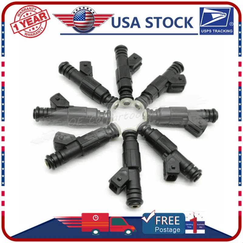 

Set(8)Fuel Injectors Gen III Upgrade Fit Chevy GMC 7.4L #0280155884