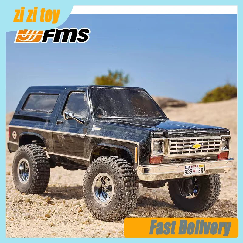 Fms 1:24 Chevrolet K5 Blazer Retro symulacja Pickup Model Rc samochód wspinaczkowy zdalnie sterowany Model samochodu prezent świąteczny