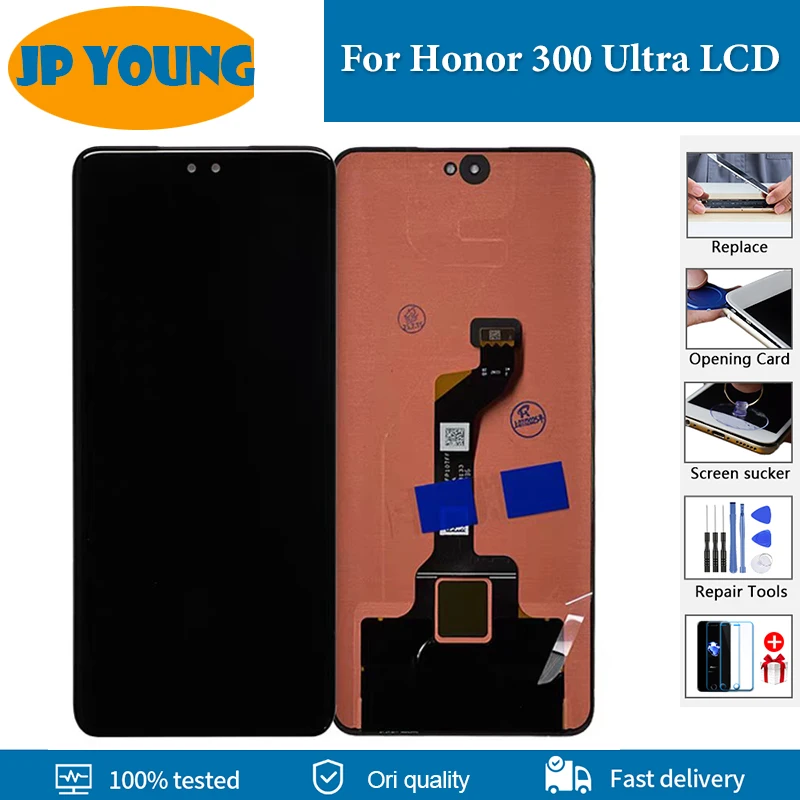 6.78'' Original AMOLED For Huawei Honor 300 Ultra Display LLY-LX1 LCD Screen with Frame Touch Digitizer For honor 300Ultra lcd