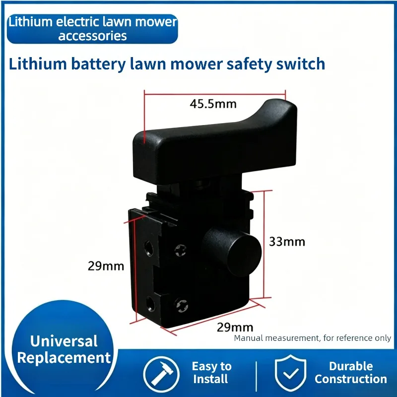 21V Lawn Mower Switch Handle, Universal Replacement for Cordless Electric Mower