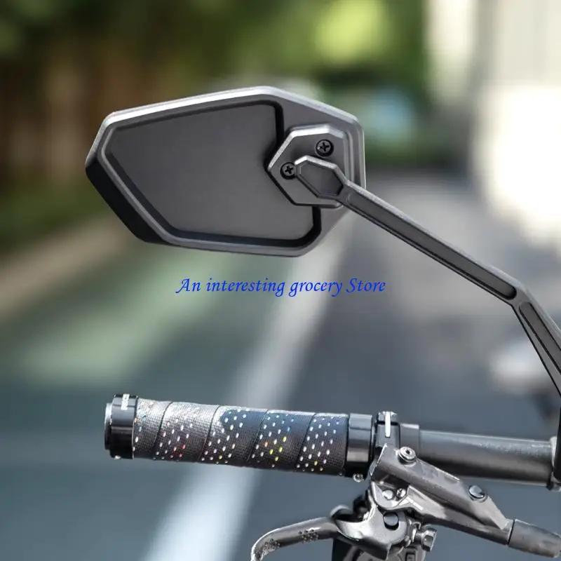 

652D вращение на 360 градусов зеркало для руля велосипеда с выпуклой линзой, широкая совместимость для дорожных горных