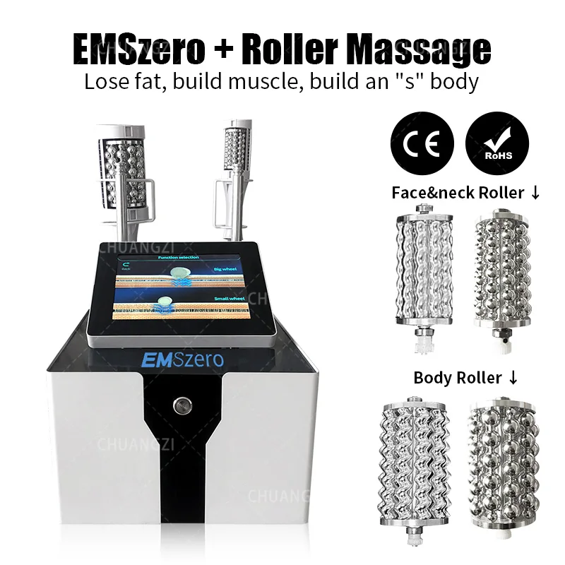 2024New Star Electromagnetic Body EMSZERO+DLS Shape Slimming Physiotherapy Cellulite Removal Roller Reformer Weight Lose Machin