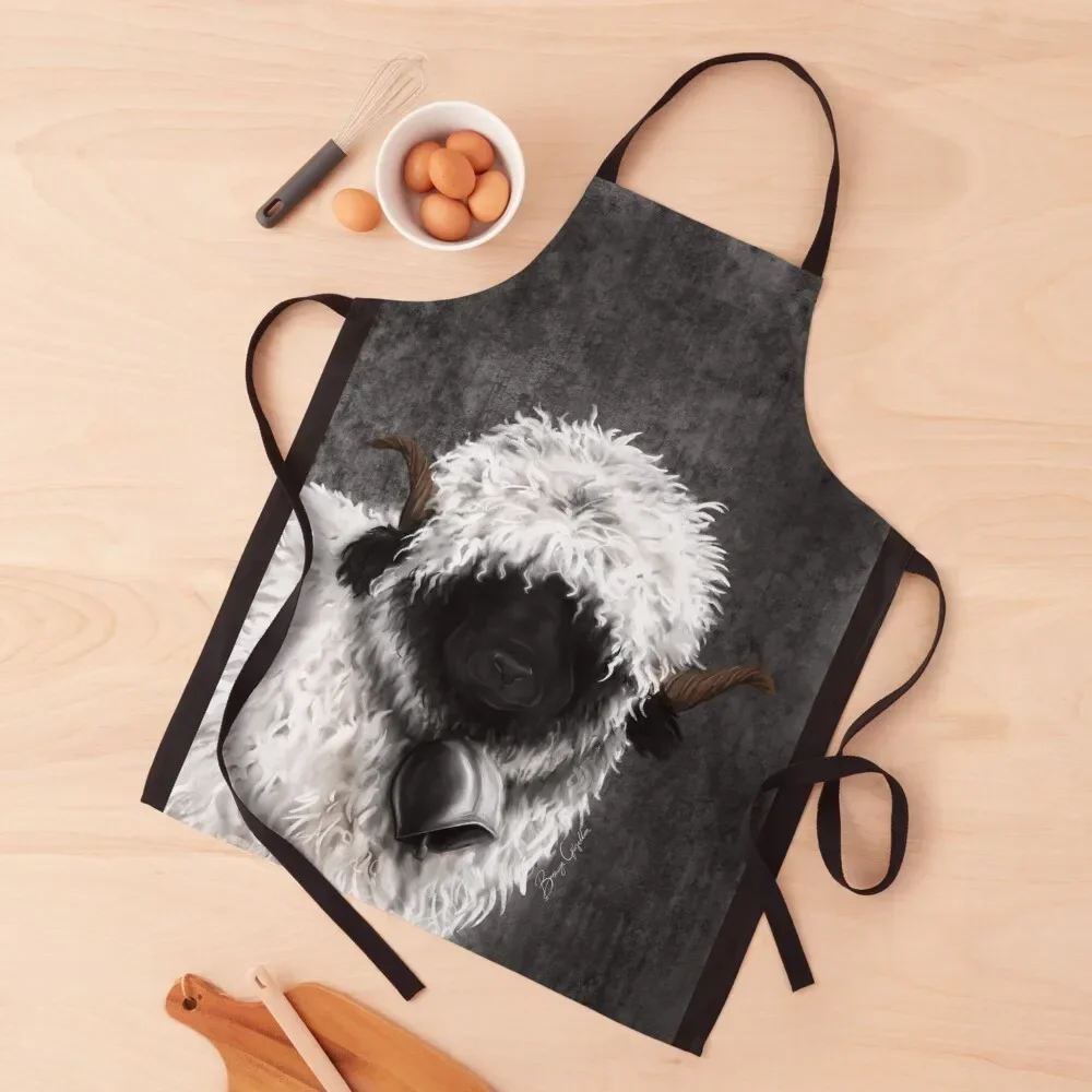 

Belle. The Valais Blacknose Sheep Apron for kitchen useful kitchen clothes for men Hairdressing Apron