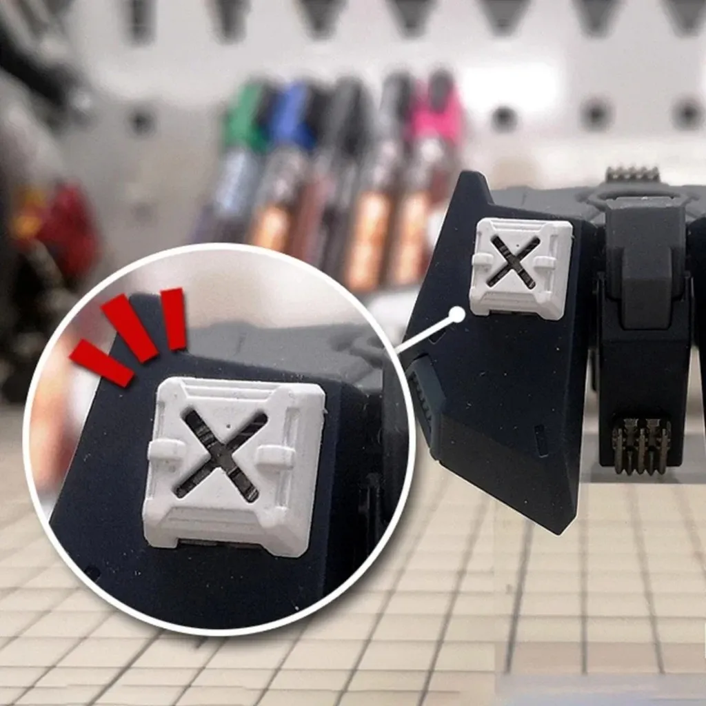 MSWZ HS001-HS006 건담 군용 건프라 모델 빌딩을위한 메카 갑옷 맞춤형 디테일링 부품 DIY 취미 업그레이드 키트 멀티 사이즈