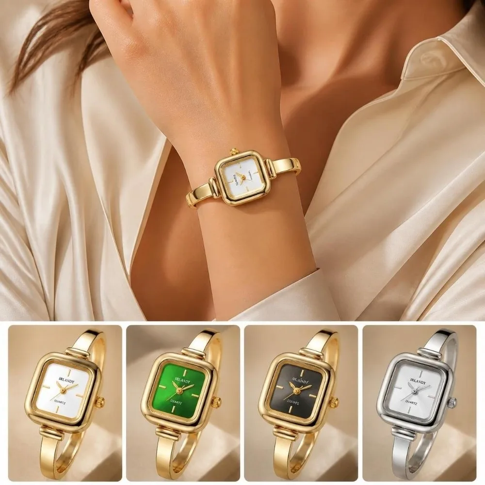 New Square Case Women's Wristwatch High-End Adjustable Square Wrist Watch Bracelet Watch Women