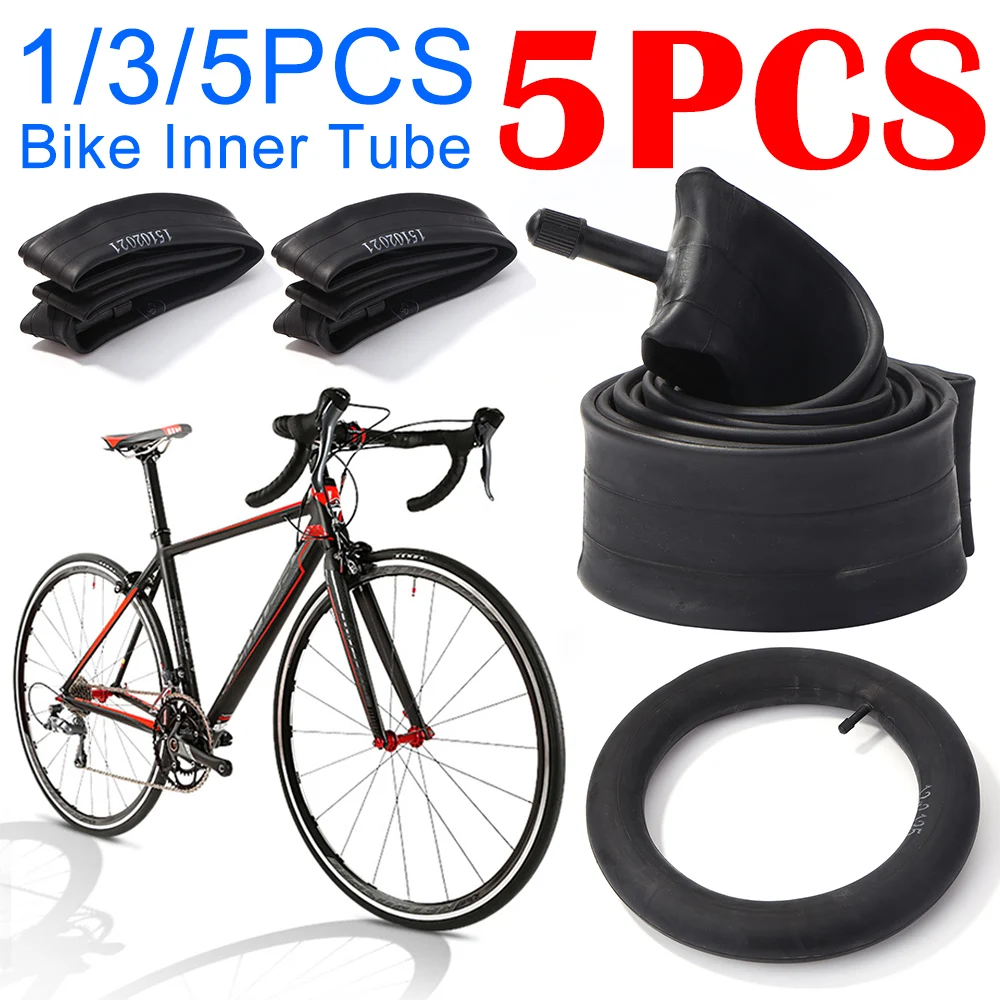 Bike Inner Tube Tyre Bicycle Tire Schrader Valve 12/16/20/26 inch Durable Self-Sealing Cycling Tire Inner Tube Replacement Parts