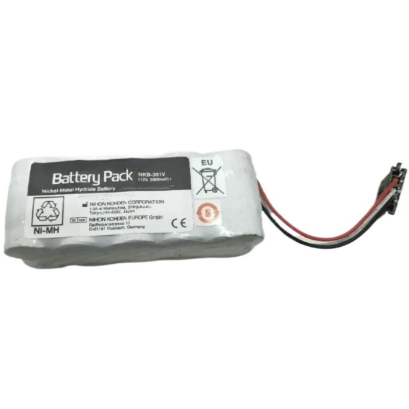 NKB-301V 12V 2800mAh NI-MH Rechargeable Battery for ECG1350 ECG2340 ECG2350 High Quality Electrocardiograph Replacement Battery