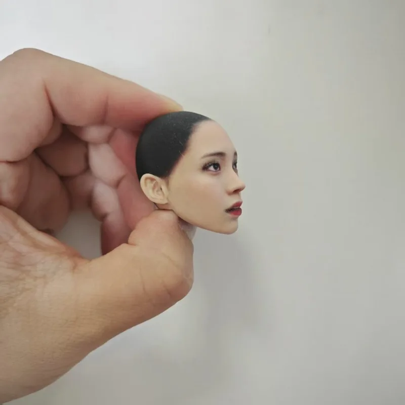 1/6 1/12 Schaal Handgemaakte Vrouwelijke Pop Hoofd Carving Simulatie Kana Momonogi Head Sculpt Model Fit 12/6 "Worldbox Tarwe Lichaam