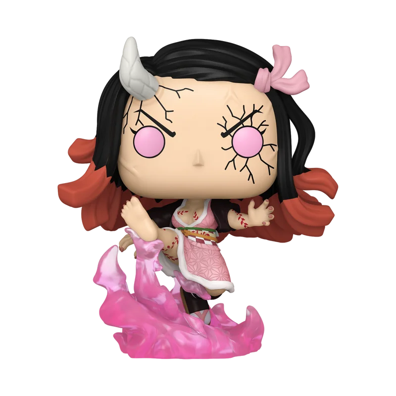 Funko Pop Demon Slayer Nezuko Glow-In-The-Dark Anime Figure Model Toys Boys Collectibles Table Ornament Holiday Gifts