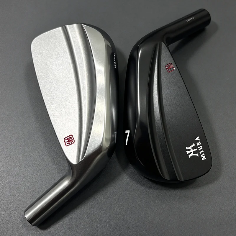 New KM700 Golf Irons Set 4-P(7Pcs) Silver/Black S20C Soft Carbon Steel Forged Golf Iron Head Only No Shaft KM700 Iron Golf Club