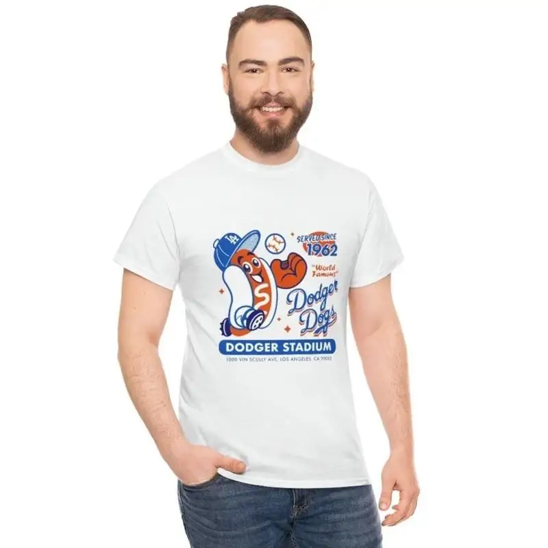 Dodger Dogs Desde 1962 Camiseta Béisbol Vintage