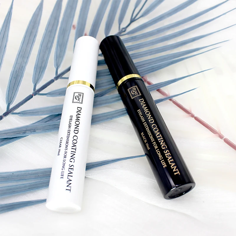 5 Bottle 10ml IB Diamond Coating Sealant Clear Glue for Eyelash Extensions Black Coat Sealer Protective Longer Life Transparent