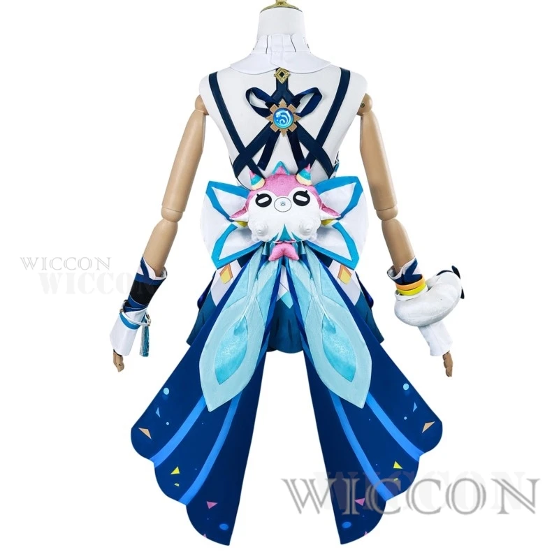 Genshin Impact Mualani Cosplay Costume parrucca uniforme copricapo bambola mezli Springs Natlan Halloween Party donne ragazze puntelli