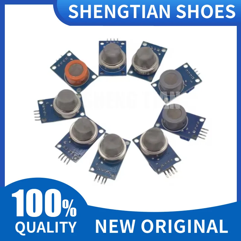 MQ-2 MQ-3 MQ-4 MQ-5 MQ-6 MQ-7 MQ-8 MQ-9 MQ-135 Detection Smoke Methane Liquefied Gas Sensor Module for Arduino Starter