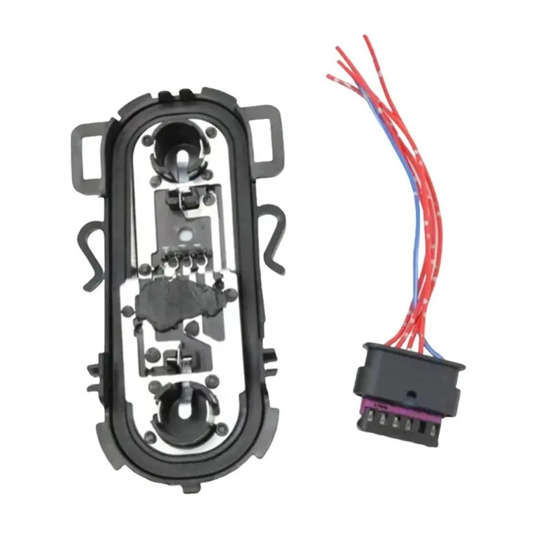 

Durable-For BMW X1 F48 F49 Xdrive20li Xdrive25 2016-2019 63217456407 External Rear Taillight Socket Holder Base With Plug Cable