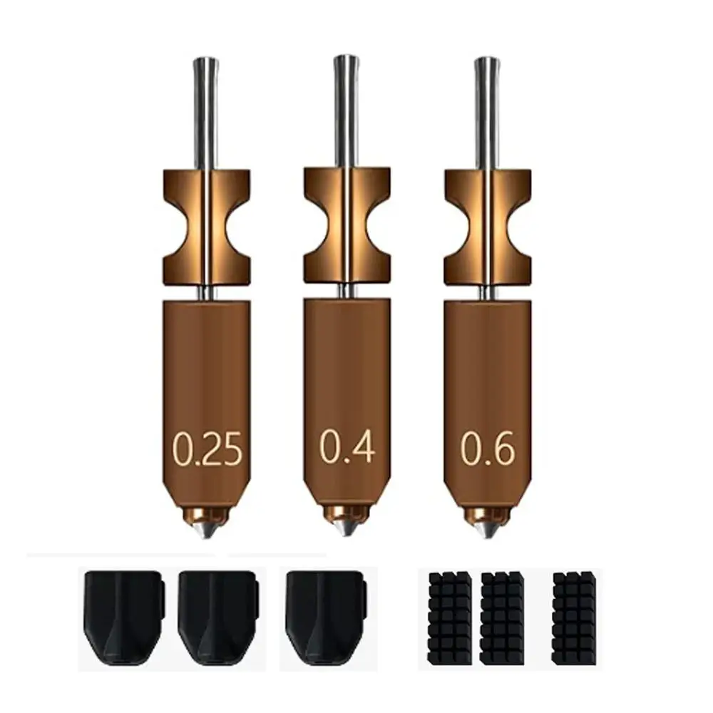 Upgrade Hardened Steel Nozzle For Flashforge AD5X 3D Printer Components High Performance Wear Resistant Fast Change Extruder