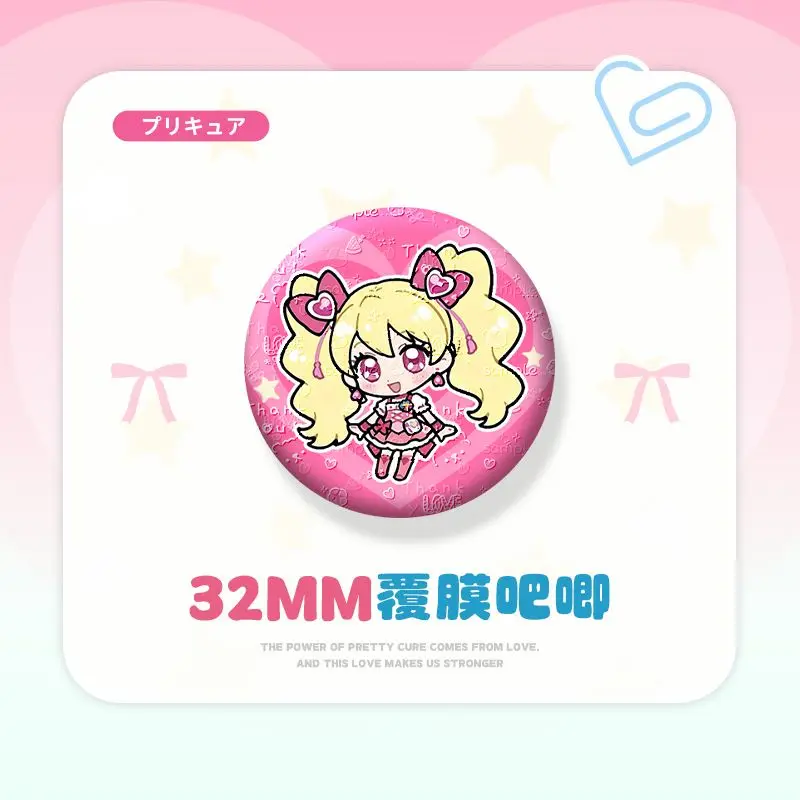 Cartoon Pretty Cure For Clothes Anime Cure Flora Enamel Pin Cute Things Cartoon Cosplay Badges On Backpack Brooch Art Gifts view 4