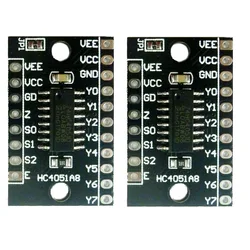 8ch Analog Logic acquisition Multiplexer Demultiplexer Selection switch Module 74HC4051 Board for Arduiuo Breadb