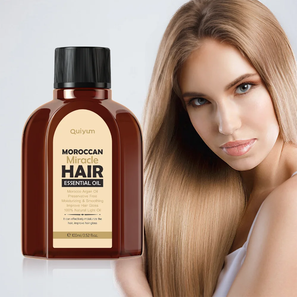 Argan Hair Oil Tratamiento Aceite Para El Cabello Odżywka Do Włosów Lissage Cheveux Olio Capelli Lissage Bresilien Keratin 100Ml