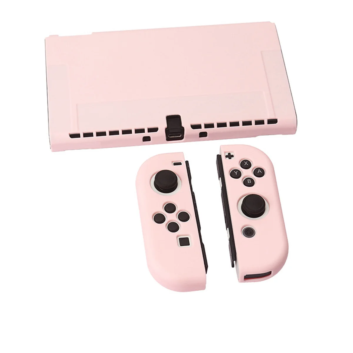 Switch Split Protective Shell Material Case Oled Protective Cover Split Type Tpu Frosted Transparent Soft Shell