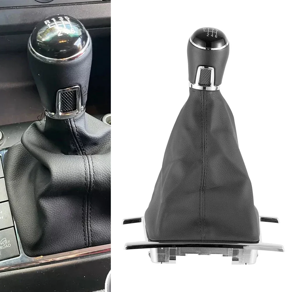 Color Difference Notice Vehicle Aesthetics Leather Knob Gear Lever Cover Professional Installation Recommended Sleek Appearance