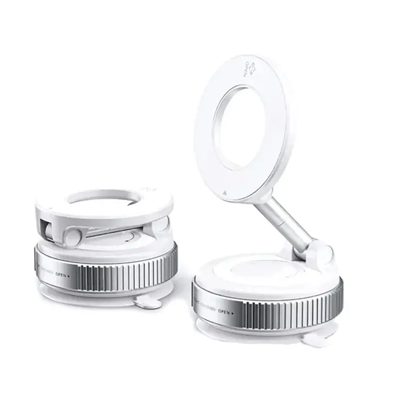 

2025 трендовая вакуумная присоска для автомобиля Magsafe, складная подставка для мобильного телефона, крепление на приборную панель, магнитный держатель для телефона, работает большинство телефонов