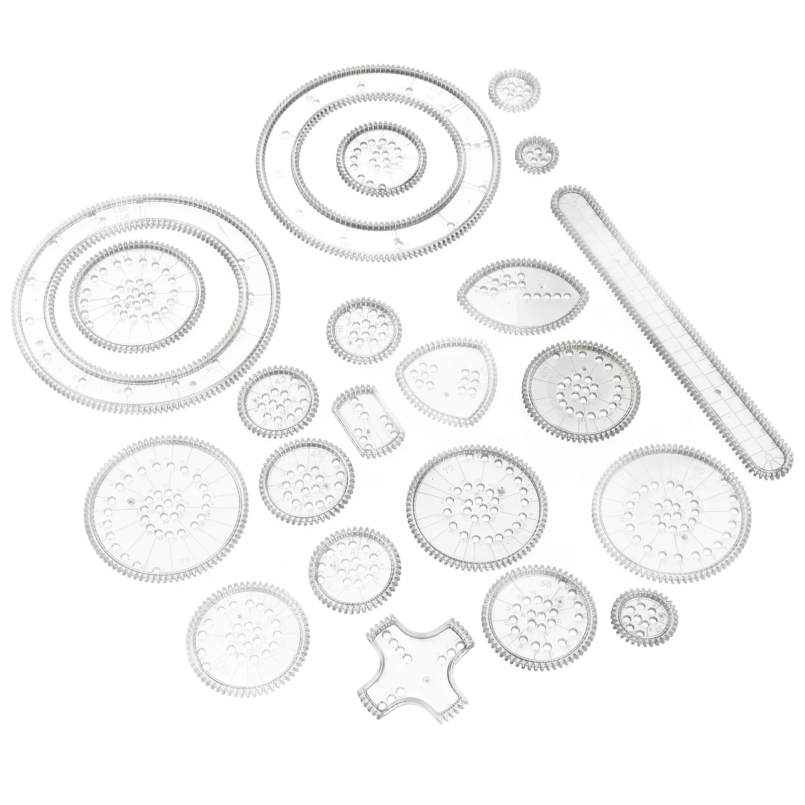 Drawing Template Set Colorful Ruller Novel Kids Toys Creative Educational Art Supplies Child Development Interactive Fun