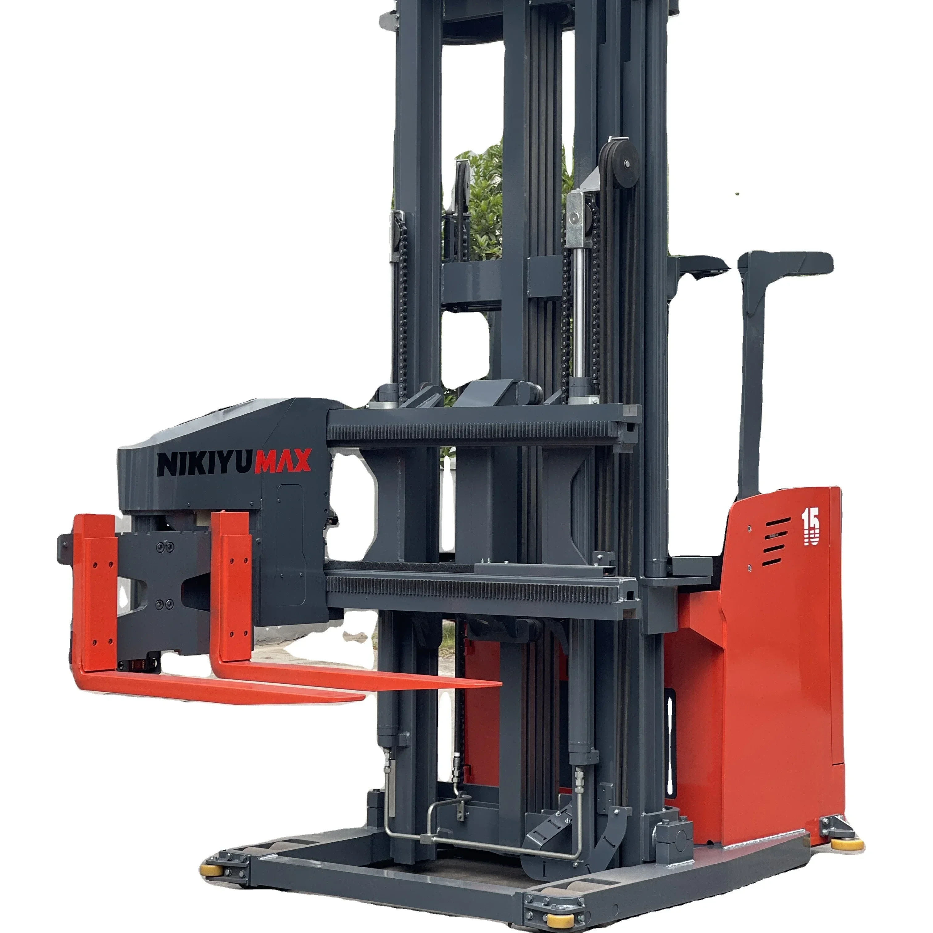 3 way electric reach truck double deep reach forklift truck cankey bt reach pallet truck